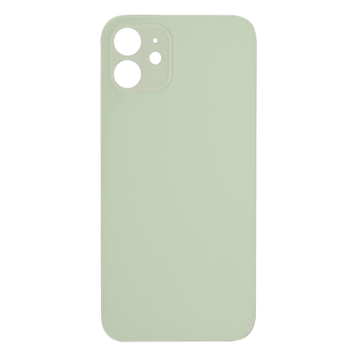 Back Glass Compatible for iPhone 12 (Large Camera Hole) (Aftermarket) - Green